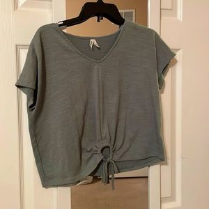 Short sleeve crop top from Mudd